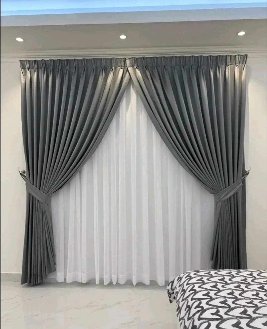 Wave design curtains